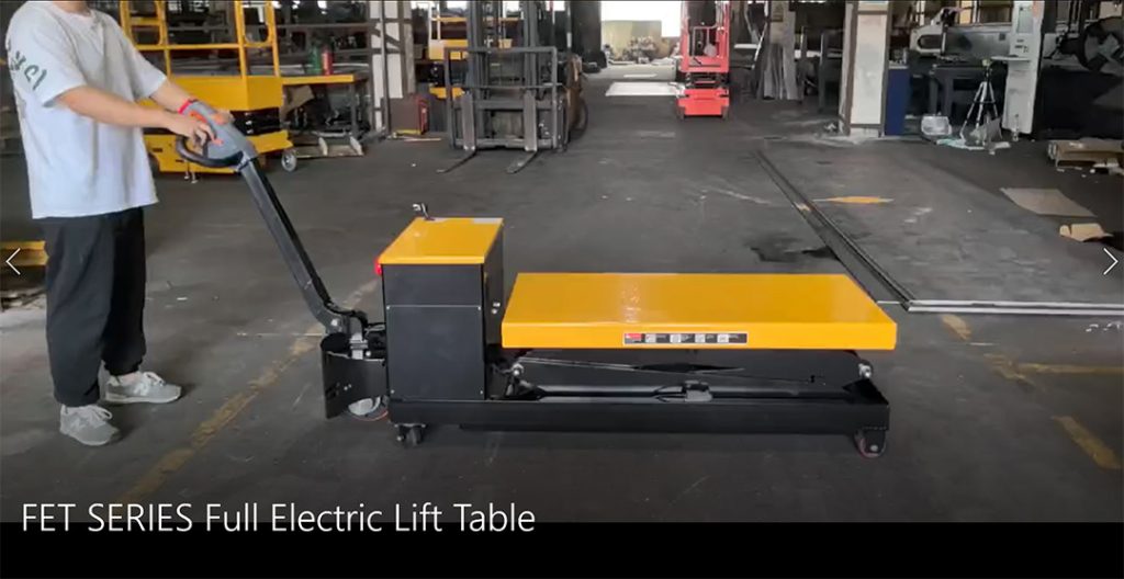 FET SERIES Full Electric Lift Table