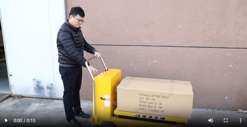 DPS SERIES Semi Electric Lift Table
