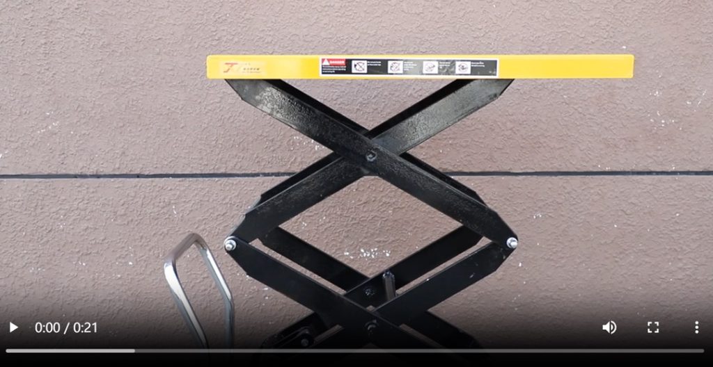 PTS500-2 Manual Lift Table