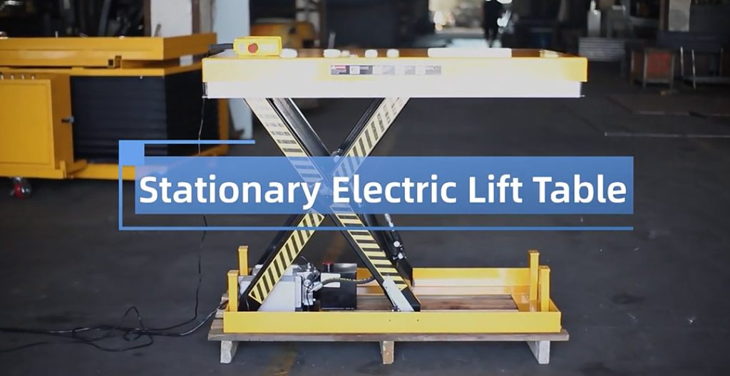 Stationary Electric Lift Table